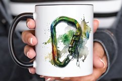 Watercolor Carabiner PNG Clipart Product Image 3