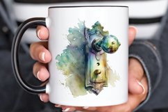Watercolor Door Handle PNG Clipart Product Image 3