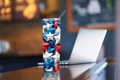 3D Patriotic Tumbler Wrap, 20oz Skinny Straight Tumbler Product Image 4