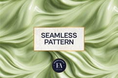 Matcha Liquid Marble, Green Abstract Swirl Digital Paper Product Image 3