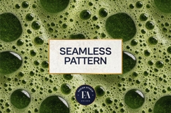 Matcha Foam Texture, Green Bubble Pattern Product Image 3