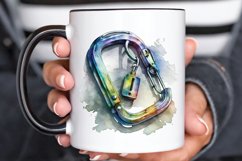 Watercolor Carabiner PNG Clipart Product Image 3