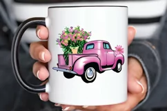 Watercolor Vintage Truck PNG Clipart Product Image 3
