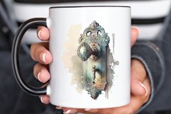 Watercolor Door Handle PNG Clipart Product Image 3