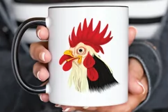 Watercolor Funny Chicken PNG Clipart Product Image 3