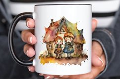 Watercolor Hansel and Gretel PNG Clipart Product Image 3