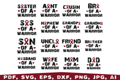 Sickle cell Awareness svg, burgundy Ribbon Svg Product Image 6