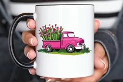 Watercolor Vintage Truck PNG Clipart Product Image 3