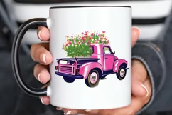 Watercolor Vintage Truck PNG Clipart Product Image 3