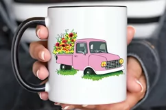 Watercolor Vintage Truck PNG Clipart Product Image 3