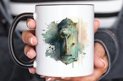 Watercolor Door Handle PNG Clipart Product Image 3