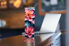 3D Colourful 20oz Skinny Tumbler Sublimation, 3d Tumbler Product Image 4