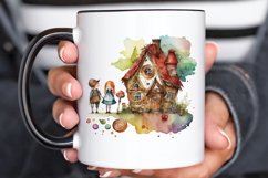 Watercolor Hansel and Gretel PNG Clipart Product Image 3