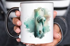 Watercolor Door Handle PNG Clipart Product Image 3