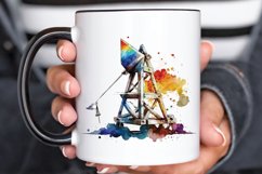 Watercolor Catapult PNG Clipart Product Image 3