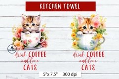 Coffee towel, Funny Kitchen towel design Product Image 3