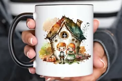 Watercolor Hansel and Gretel PNG Clipart Product Image 3
