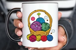 Watercolor Crochet Knitting PNG Clipart Product Image 3