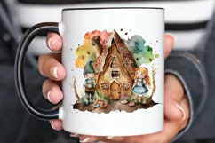 Watercolor Hansel and Gretel PNG Clipart Product Image 3
