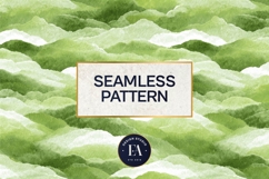 Watercolor Matcha Pattern, Green Wash Texture Product Image 3