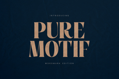Pure Motif Wordmark Edition Product Image 1