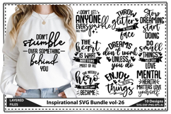 Inspirational SVG Bundle, Self Love Svg, Funny Quotes Svg Product Image 1