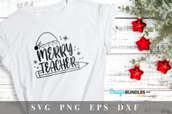 Merry Teacher SVG Product Image 1