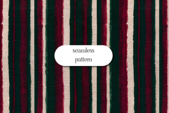 Christmas Watercolor Stripe Seamless Pattern Digital Paper Product Image 1