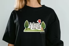 Embrace Life's Seasons Woodland Inspirational Quote Product Image 2