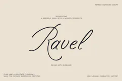Ravel Elegant Signature Script Font Product Image 1