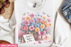 Happy Mothers Day Floral PNG Product Image 2