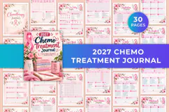 2027 Chemo Treatment Journal Kdp interiors Product Image 1