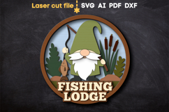 Fishing SVG laser cut files for Glowforge Product Image 1