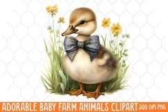 Adorable Baby Farm Animals clipart Product Image 1