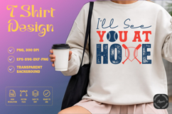 I'll See You at Home Plate SVG | Baseball T-Shirt Product Image 1