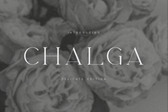 Chalga Delicate Serif Font Product Image 1