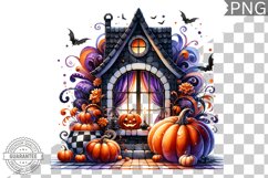 Halloween Window Sublimation - Clipart PNG Design Product Image 1
