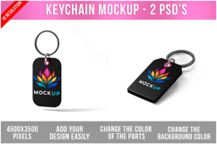 Metal Keychain Mockup Product Image 1
