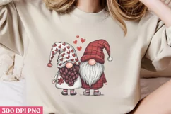 Chef Valentine's Gnome PNG, Cozy Valentine Sublimation PNG Product Image 2