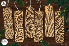 Frost Pattern Bookmarks SVG Bundle | Glowforge | Laser Cut Product Image 1