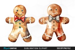 Gingerbread Man Clipart Design Product Image 1