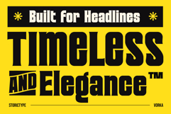 VORKA - Headline Display Typeface Product Image 4