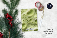 Matcha Foam Pattern, Matcha Froth Texture Digital Paper Product Image 4