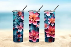 3D Colourful 20oz Skinny Tumbler Sublimation, 3d Tumbler Product Image 5
