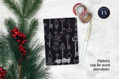 Antique Keys Pattern | Gothic Vintage Texture Product Image 3