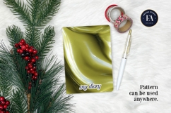 Matcha Liquid Marble, Green Abstract Swirl Digital Paper Product Image 4