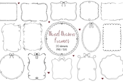 Hand Drawn Frames SVG, PNG Product Image 1