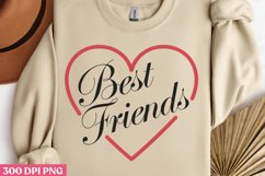 Best Friends PNG, Friendship Sublimation PNG Product Image 2