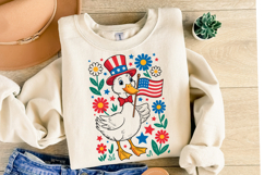 USA Duck Svg | 4th of July Svg | Shirt Svg Product Image 2