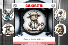 Car Coaster Doctor Chaos Critters Product Image 1